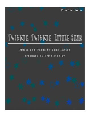 Book cover for Twinkle, Twinkle, Little Star - Piano Solo