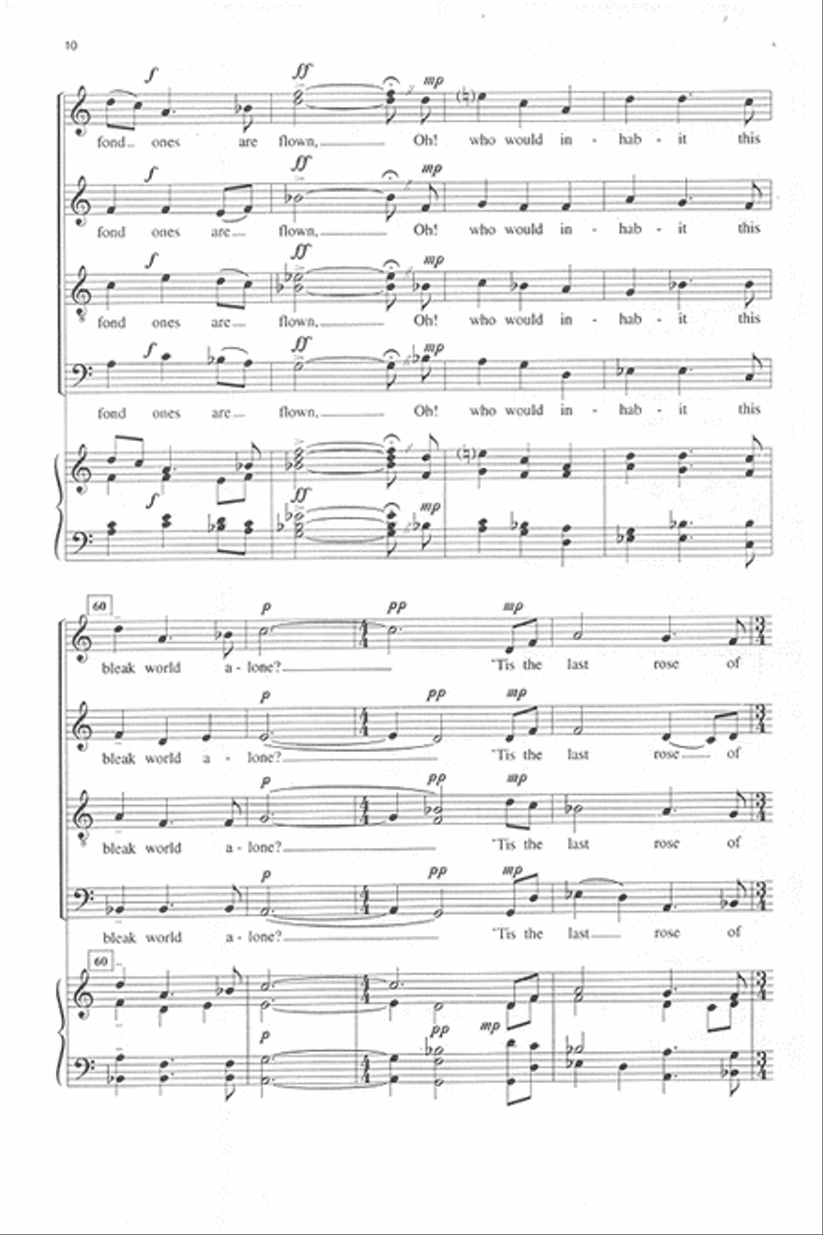 The Last Rose of Summer The Last Rose of Summer Divisi scores gallery preview page 9