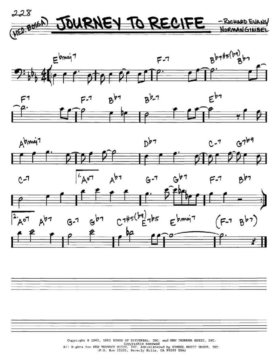 Journey To Recife Piano scores gallery preview page 1