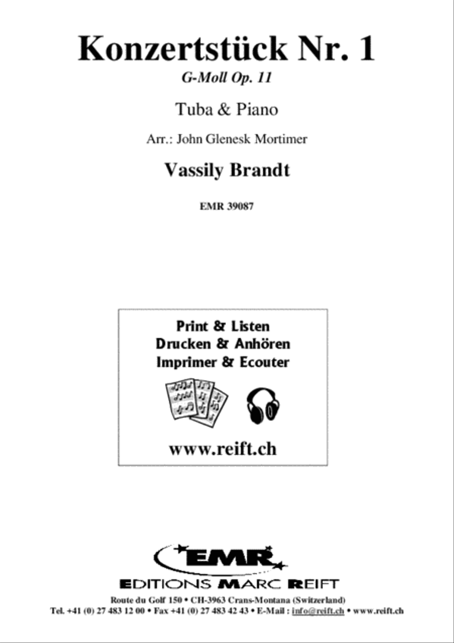 Konzertstuck No. 1 Tuba scores gallery preview page 2