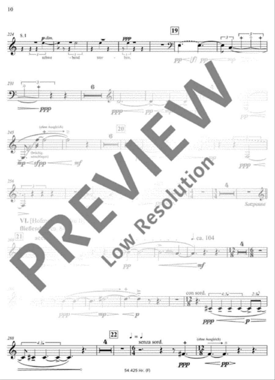 vergehn wie Rauch SSAATTBB scores gallery preview page 9