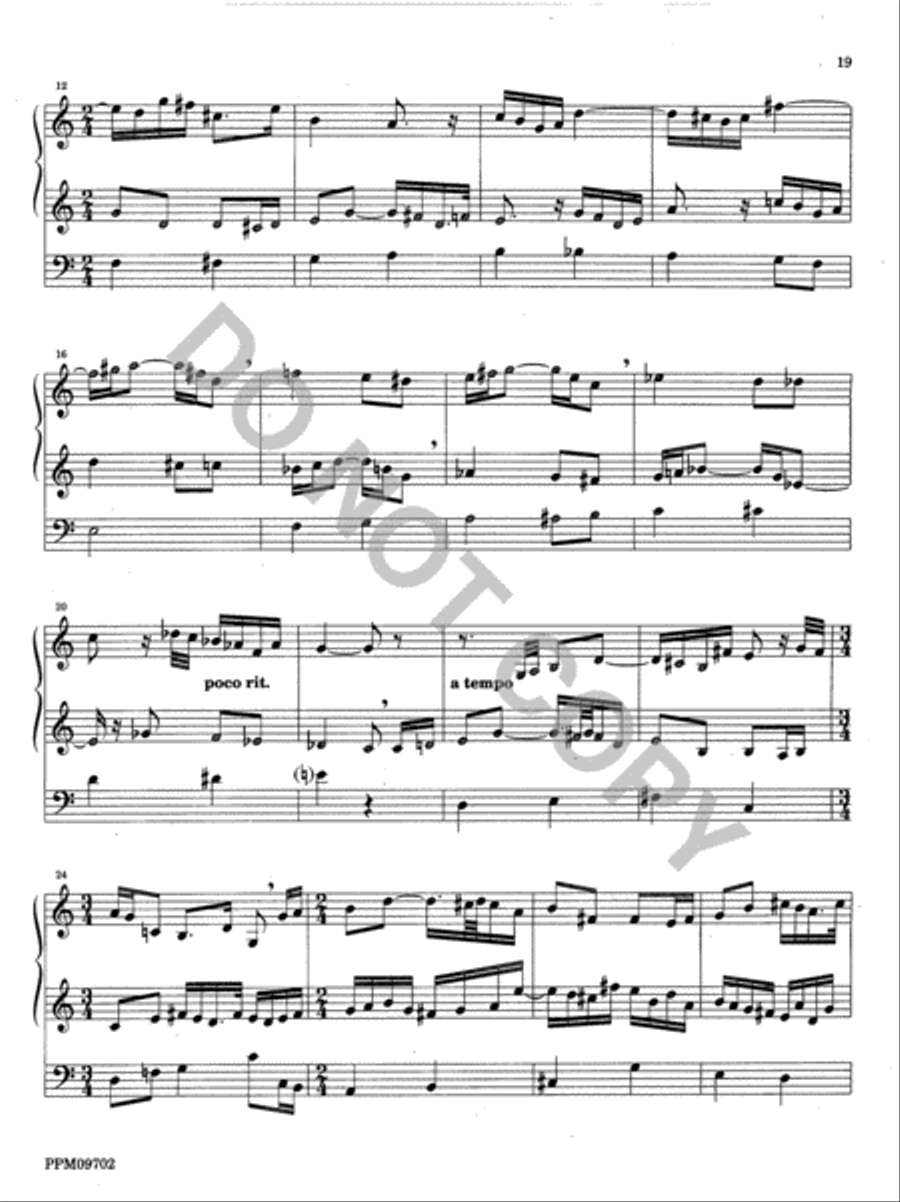 Twelve Organ Trios Organ scores gallery preview page 19