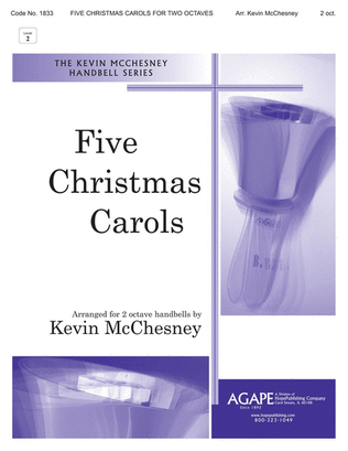Book cover for Five Christmas Carols for Two Octaves