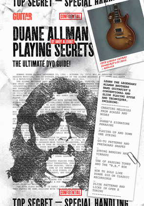 Book cover for Guitar World -- Duane Allman Playing Secrets