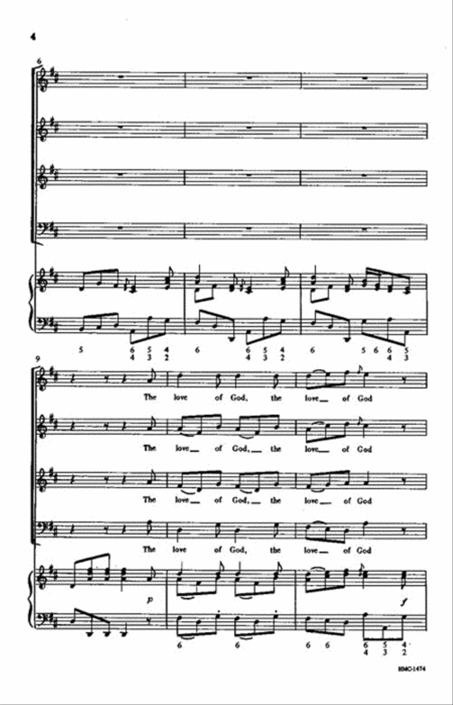The Love of God Is Shed Abroad Choir scores gallery preview page 3
