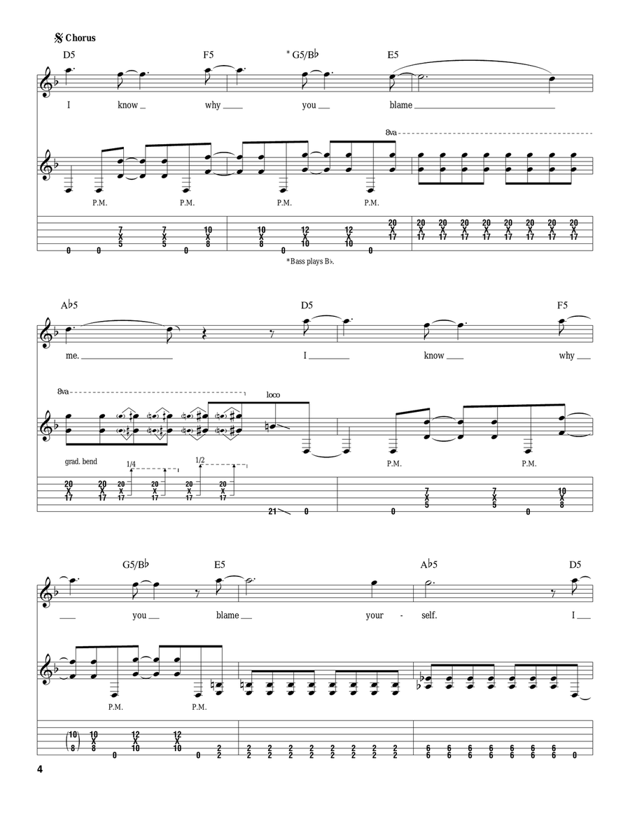 My Plague Electric Guitar scores gallery preview page 4