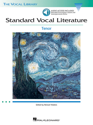 Book cover for Standard Vocal Literature – An Introduction to Repertoire