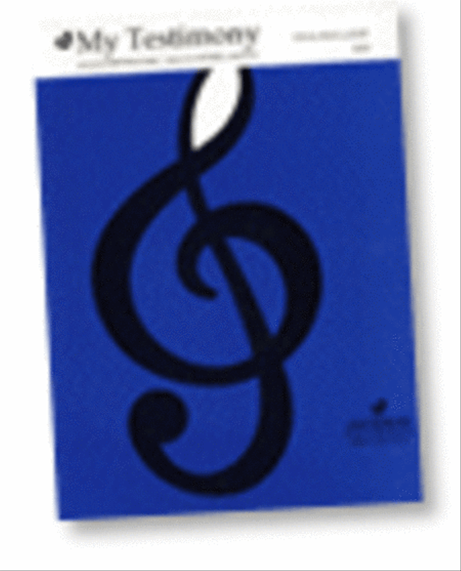 My Testimony - Vocal Solo Voice Solo scores gallery preview page 1