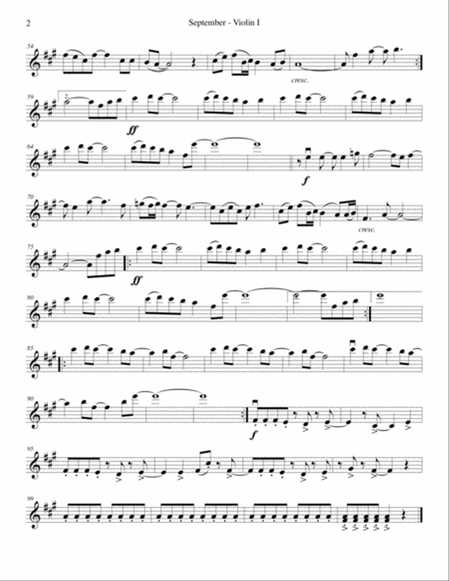 September String Quartet scores gallery preview page 2