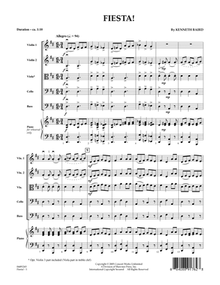 Book cover for Fiesta - Conductor Score (Full Score)