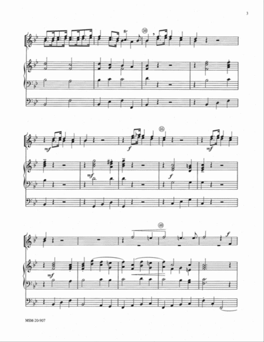 Trumpet Tune Trumpet Duet scores gallery preview page 3
