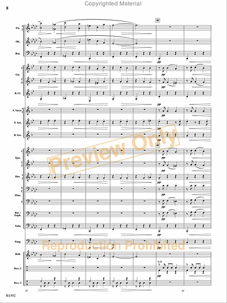 Dance of the Trolls Concert Band scores gallery preview page 41