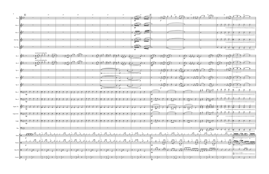 Say Amen (Saturday Night) Marching Band scores gallery preview page 4