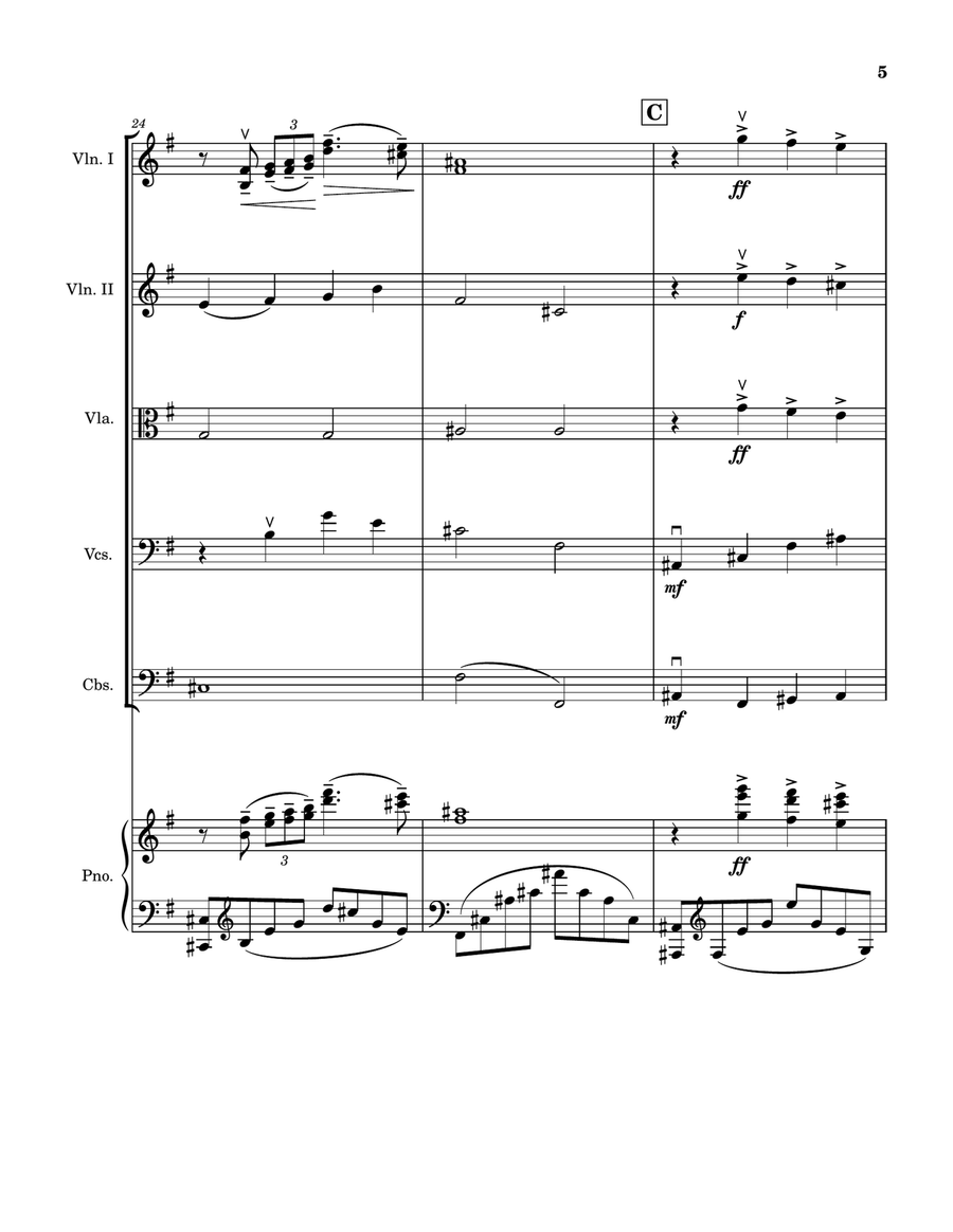 Elegie Elegie String Orchestra scores gallery preview page 5