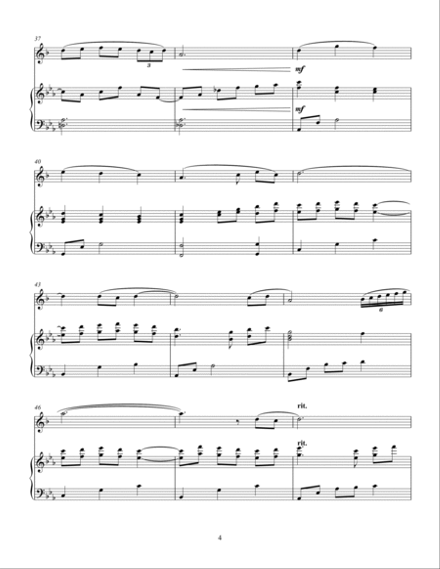 Korean Folk Song - Eommaya, Nunaya (Dear Mom, Dear Sister) Trumpet Solo scores gallery preview page 4