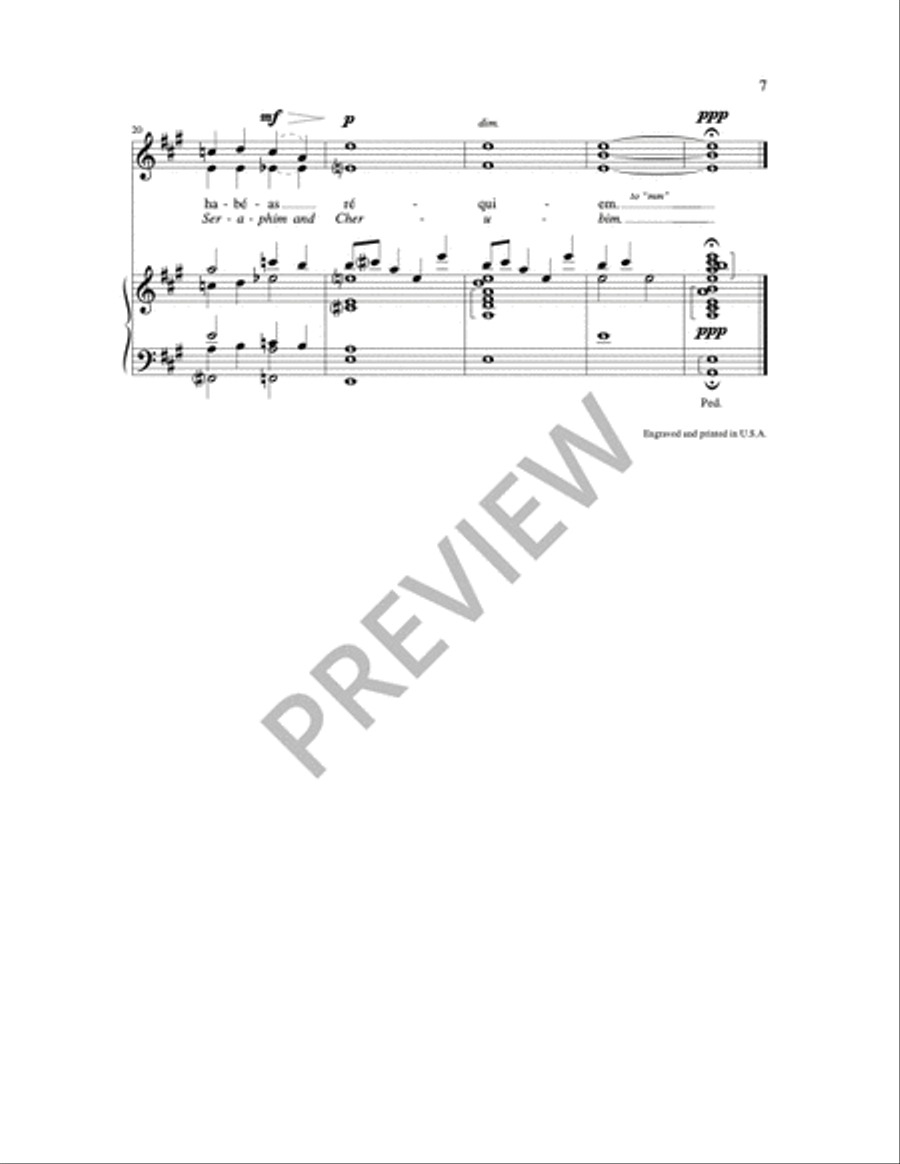 In Paradisum In Paradisum 4-Part scores gallery preview page 7