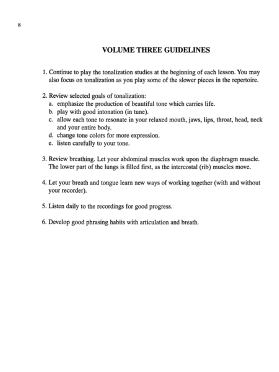 Suzuki Recorder School (Alto Recorder), Volume 3 Alto Recorder scores gallery preview page 20