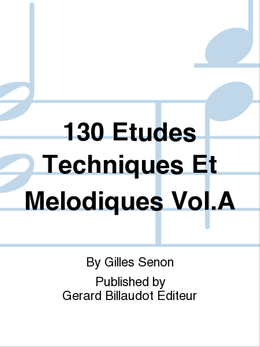 130 Etudes Techniques et Melodiques Vol.A Trumpet scores gallery preview page 1