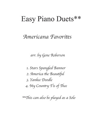 Book cover for Easy Piano Patriotic Solo Medley