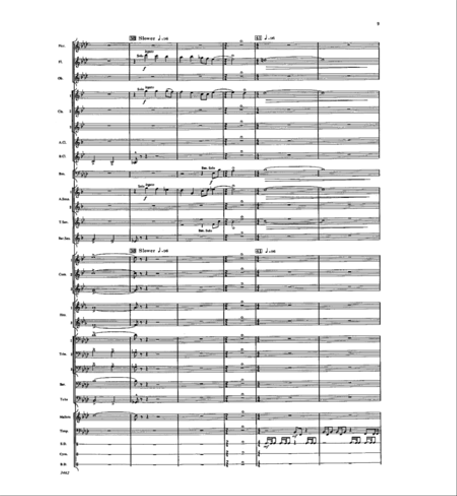 An Almighty Fortress Concert Band scores gallery preview page 10