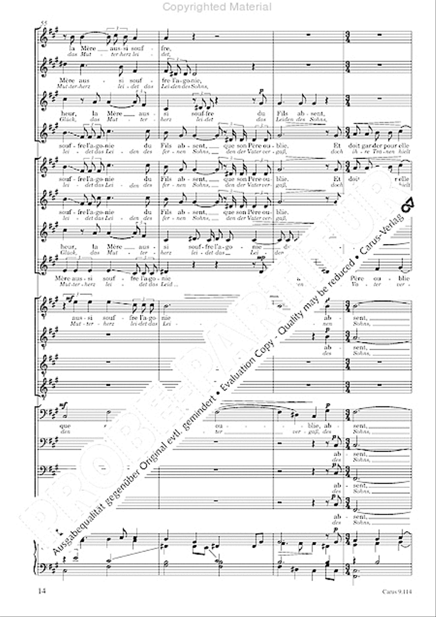 Trois Fragments de son Trois Fragments de son Choir scores gallery preview page 17