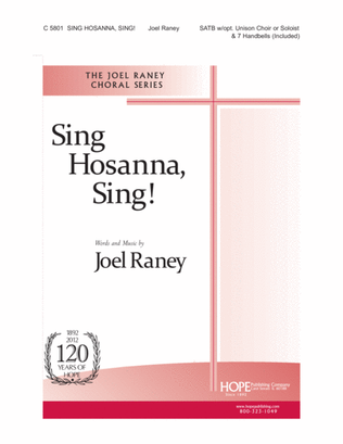 Book cover for Sing Hosanna, Sing!