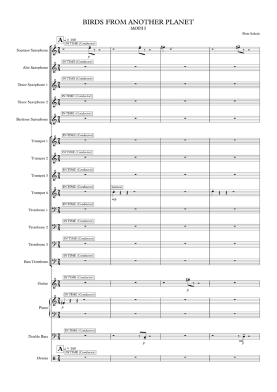 Birds from Another Planet Jazz Ensemble scores gallery preview page 3