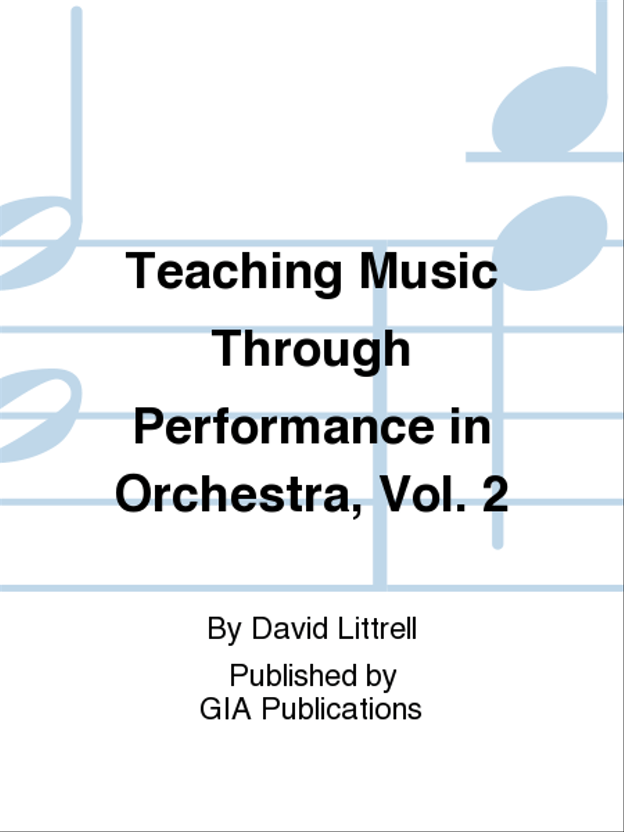 Teaching Music Through Performance in Orchestra - Volume 2 CD scores gallery preview page 1