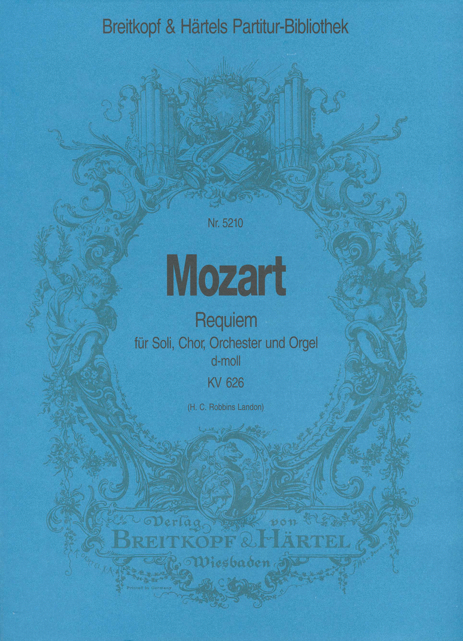 Requiem in D minor K. 626 4-Part scores gallery preview page 1