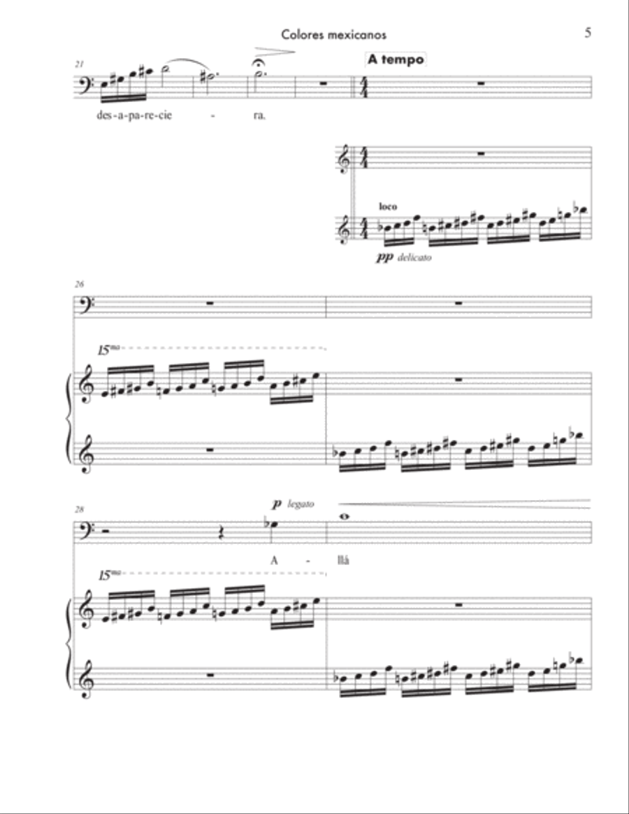 Si yo nunca desapareciera (LOW VOICE) Low Voice scores gallery preview page 5