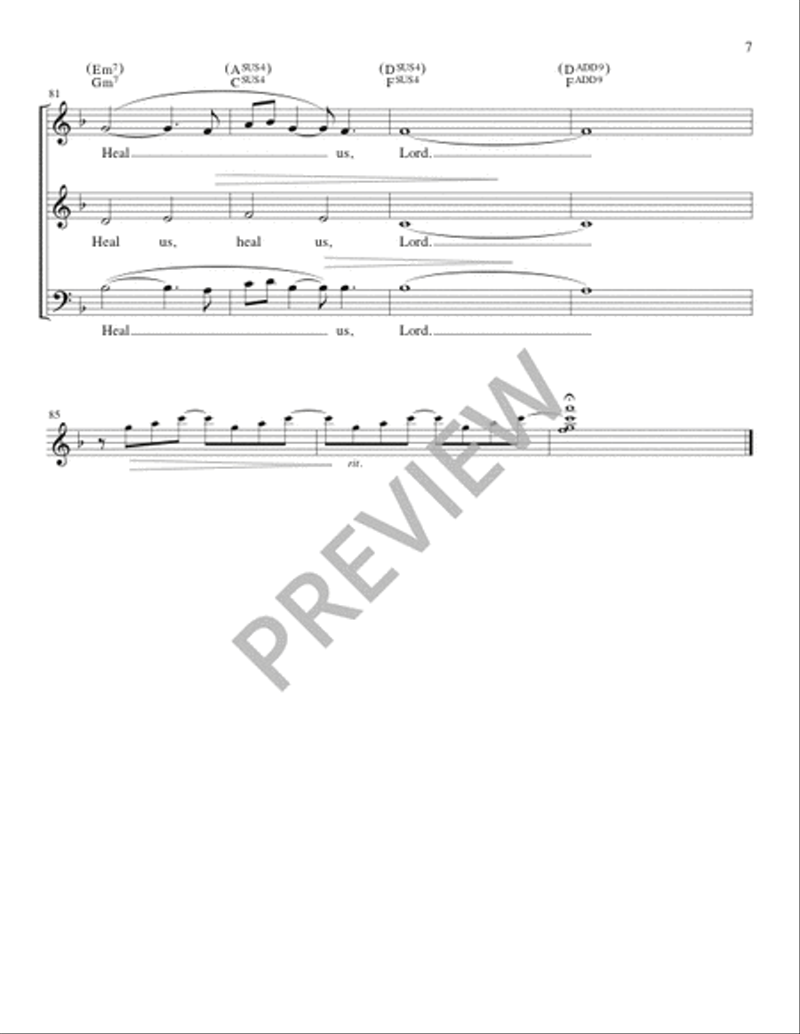 Heal Us, Lord - Guitar edition Guitar scores gallery preview page 8