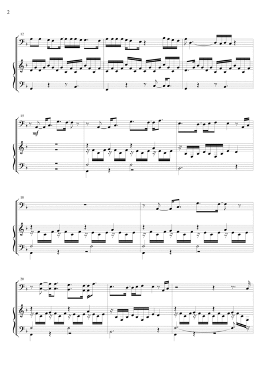 Cover Me In Sunshine Piano scores gallery preview page 2