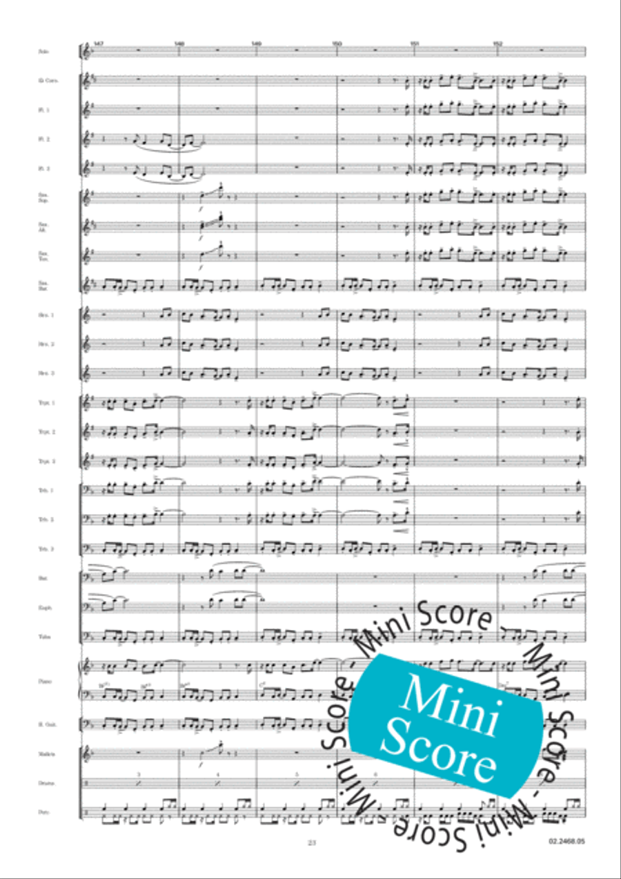 Gloria Estafette Gloria Estafette Big Band scores gallery preview page 27