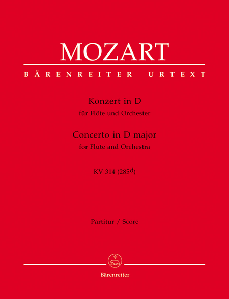 Concerto for Flute and Orchestra D major, KV 314 (285d)