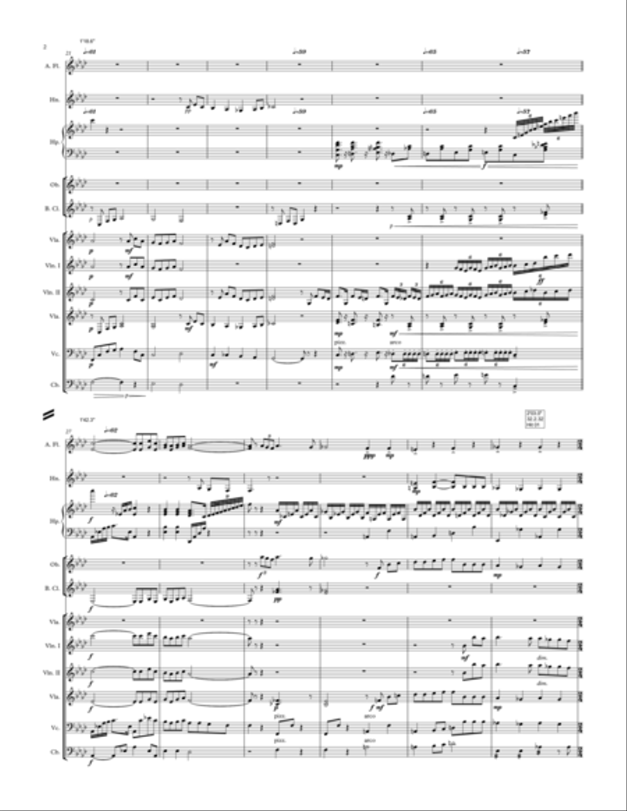 Vũ Điệu Hương Giang | Perfume river’s Dance (Instrumental music)(Score & Parts) String Orchestra scores gallery preview page 2