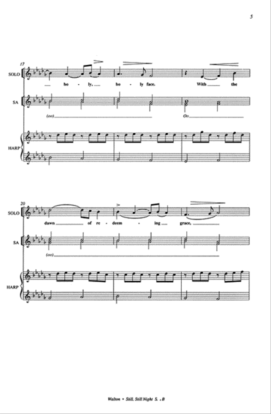<br>Sheet music extract