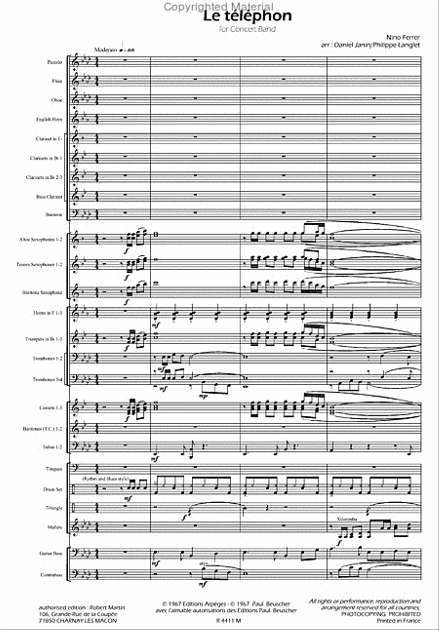 Telephon Telephon Concert Band scores gallery preview page 2