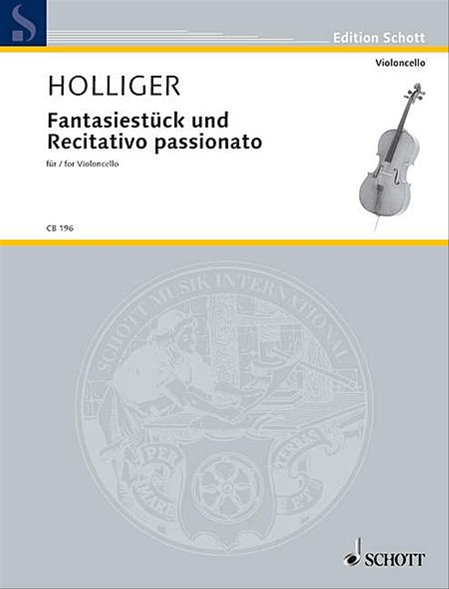 Fantasiestück und Recitativo Passionato Cello Solo scores gallery preview page 1