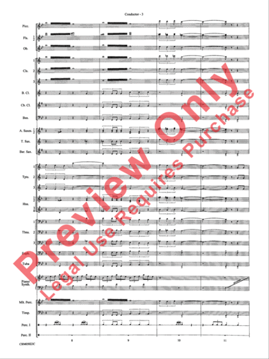 Symphonic Suite from Star Wars: Episode III Revenge of the Sith Concert Band scores gallery preview page 6