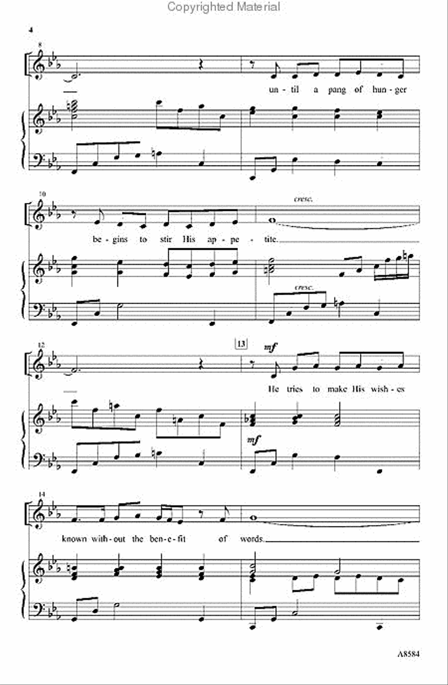 I Thirst I Thirst 4-Part scores gallery preview page 3