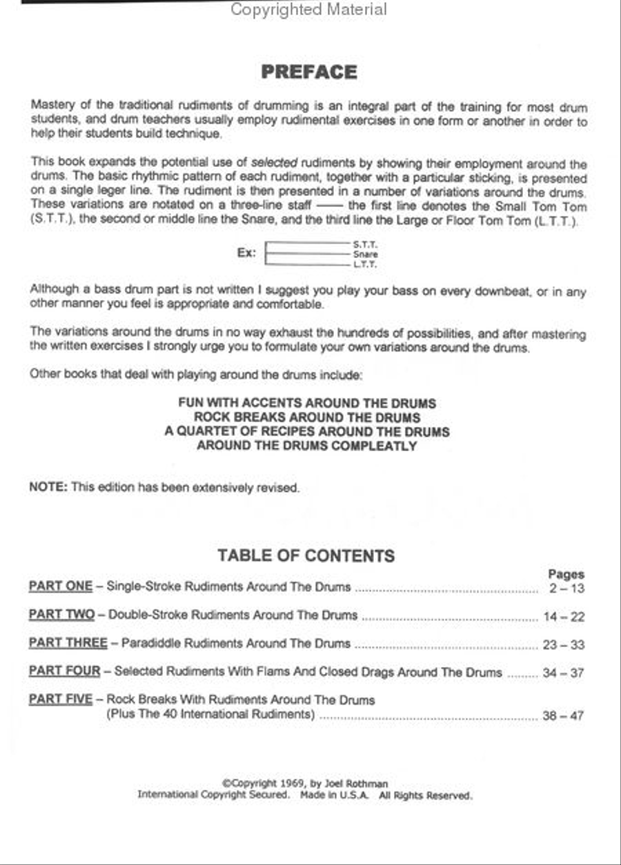 Rudiments Around The Drums Drums scores gallery preview page 2