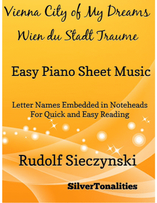 Book cover for Vienna City of My Dreams Easy Piano Sheet Music
