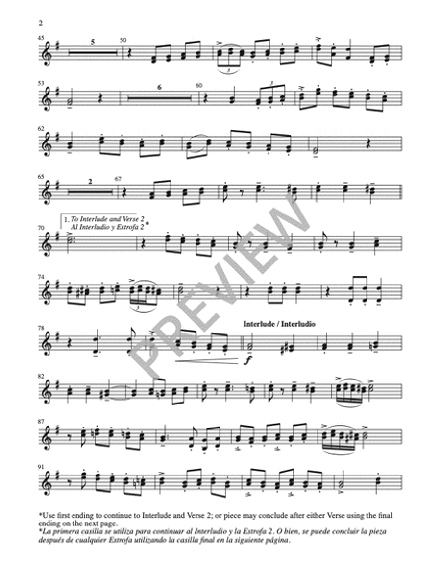Las Mañanitas / The Morning Song - Instrument edition Trumpet scores gallery preview page 6