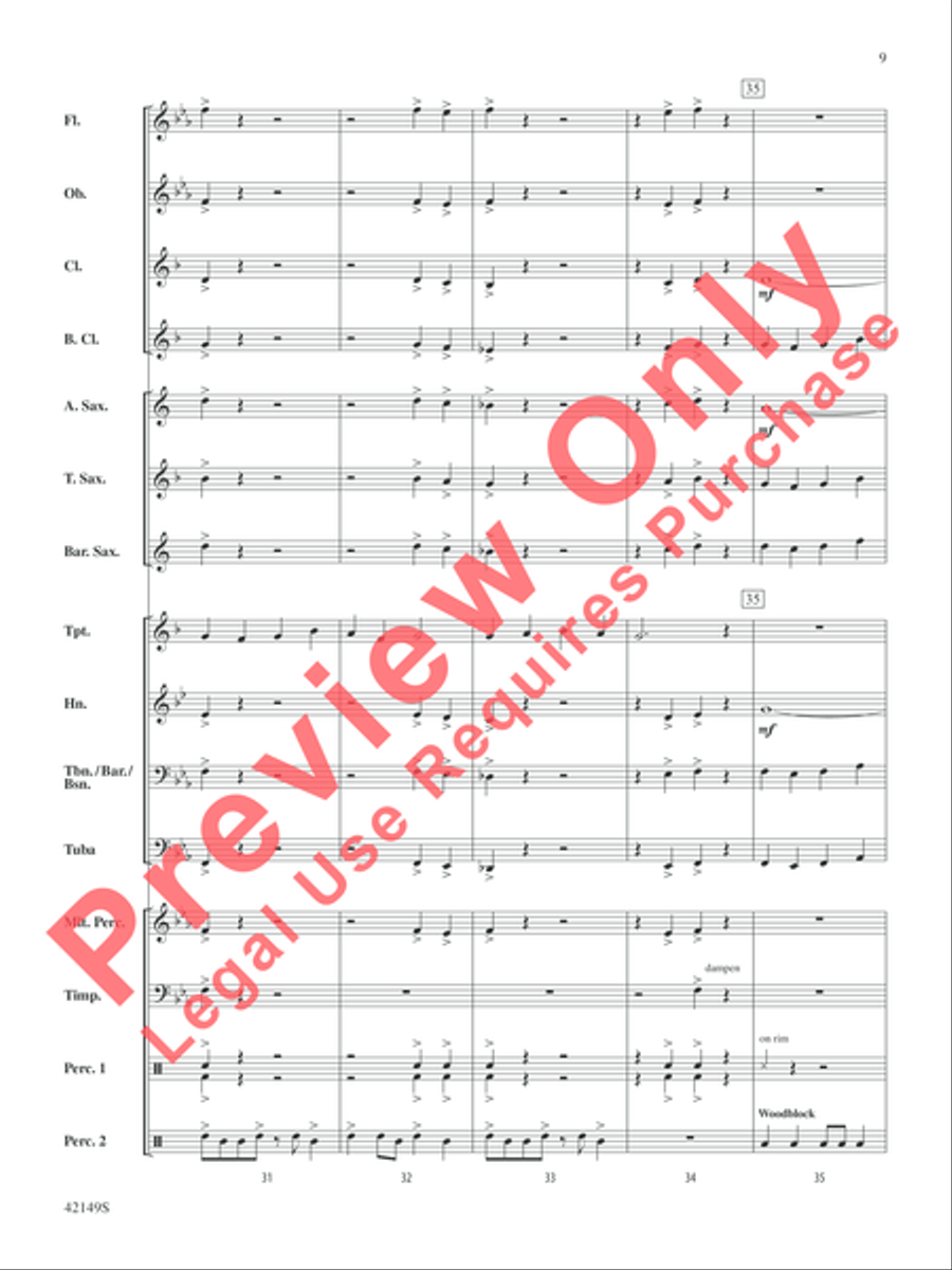Arikara Arikara Concert Band scores gallery preview page 14