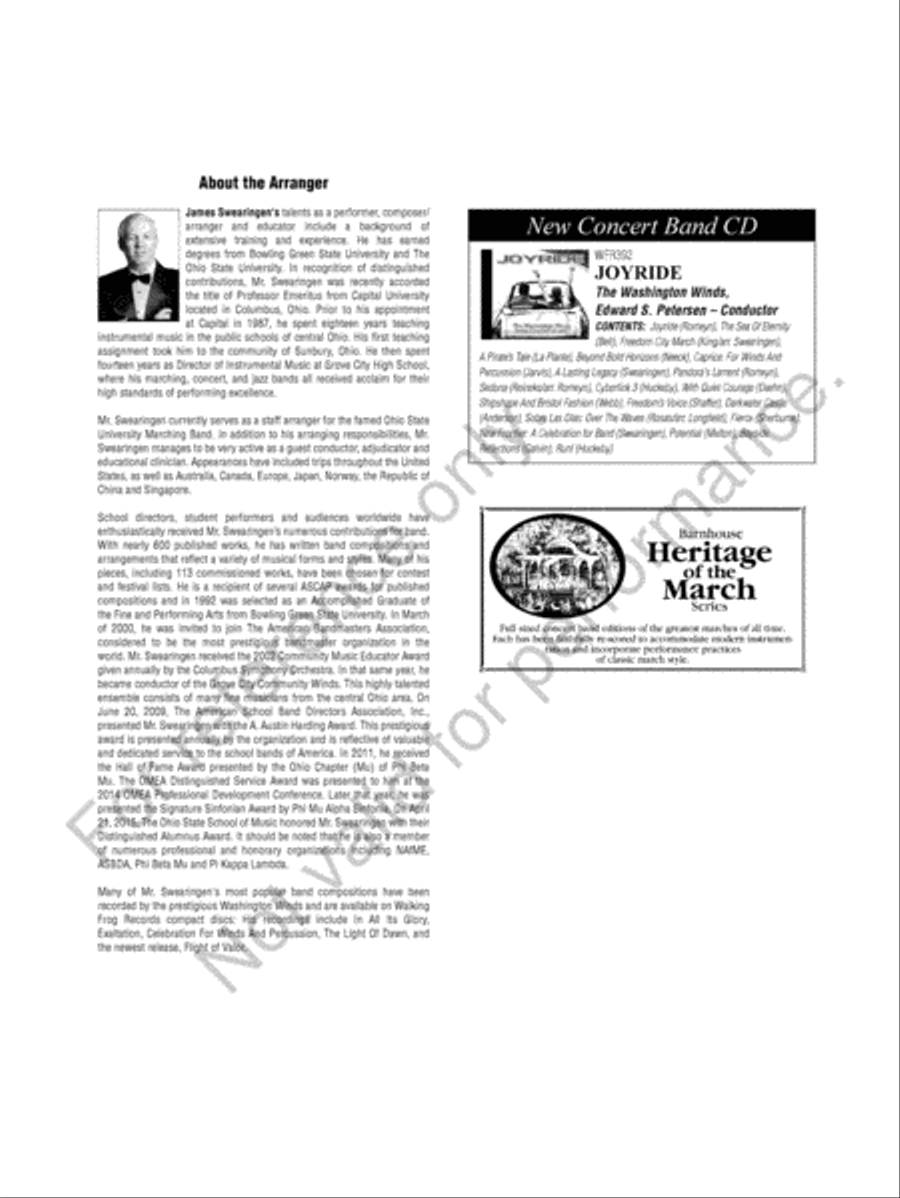 Freedom City Freedom City Concert Band scores gallery preview page 4