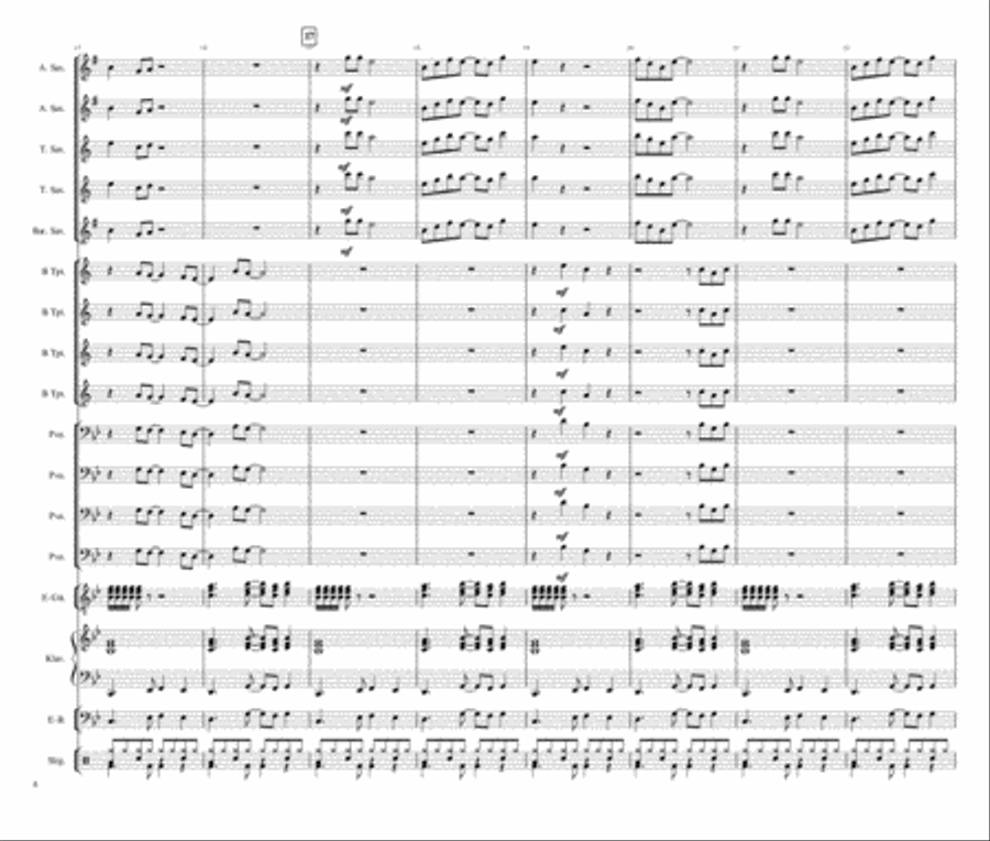 Let's Groove Let's Groove Jazz Ensemble scores gallery preview page 4