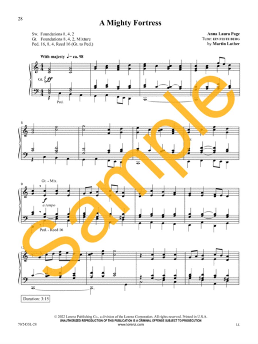 Easy Organ Library, Vol. 74 Organ Solo scores gallery preview page 11