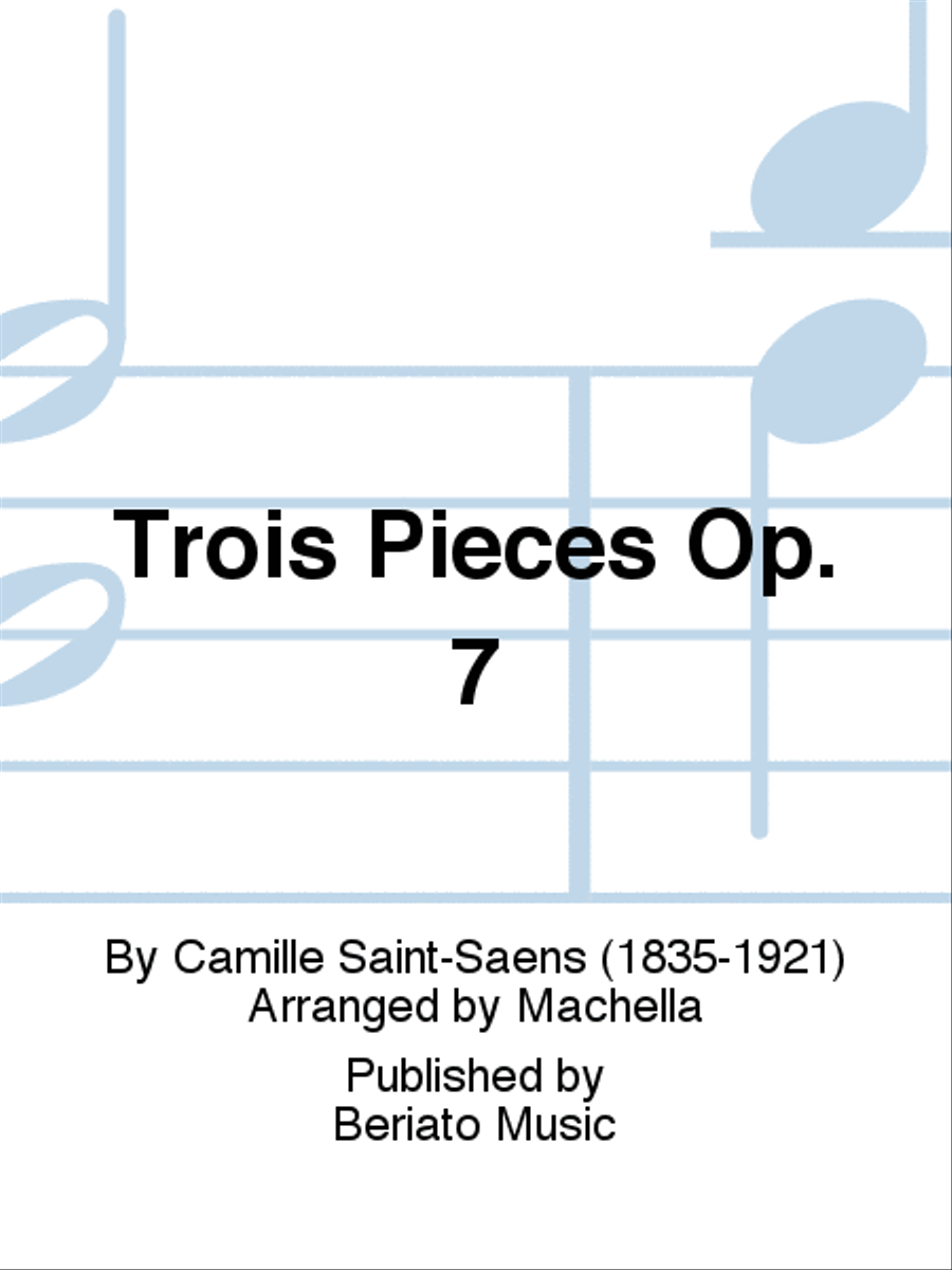 Trois Piéces Op. 7 Organ scores gallery preview page 1