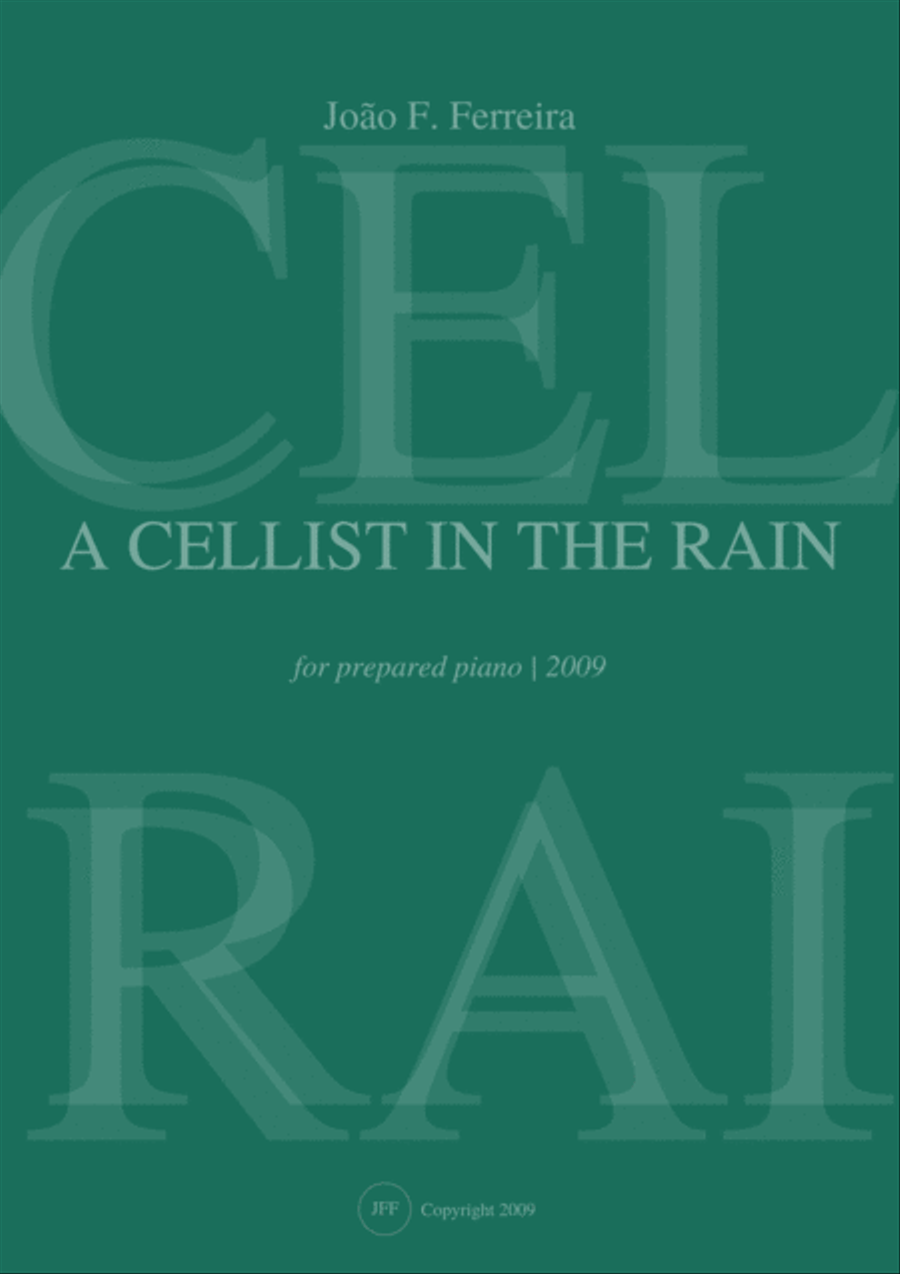 A Cellist in the Rain Voice scores gallery preview page 1