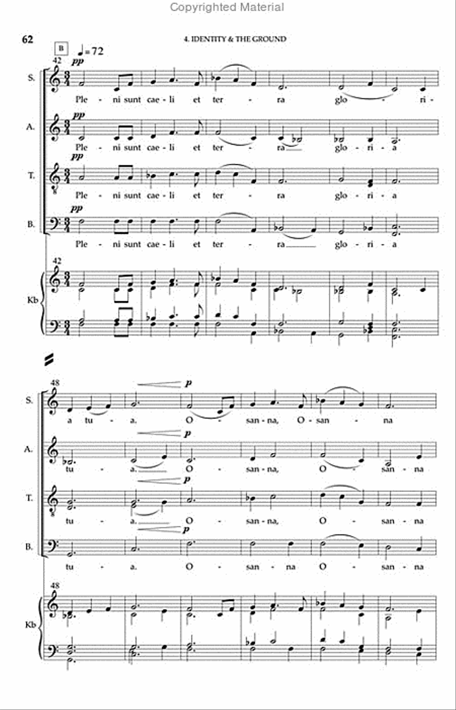 大切な Sunrise Mass Ola by Parts) Instrumental and Score (Full アート・デザイン・音楽